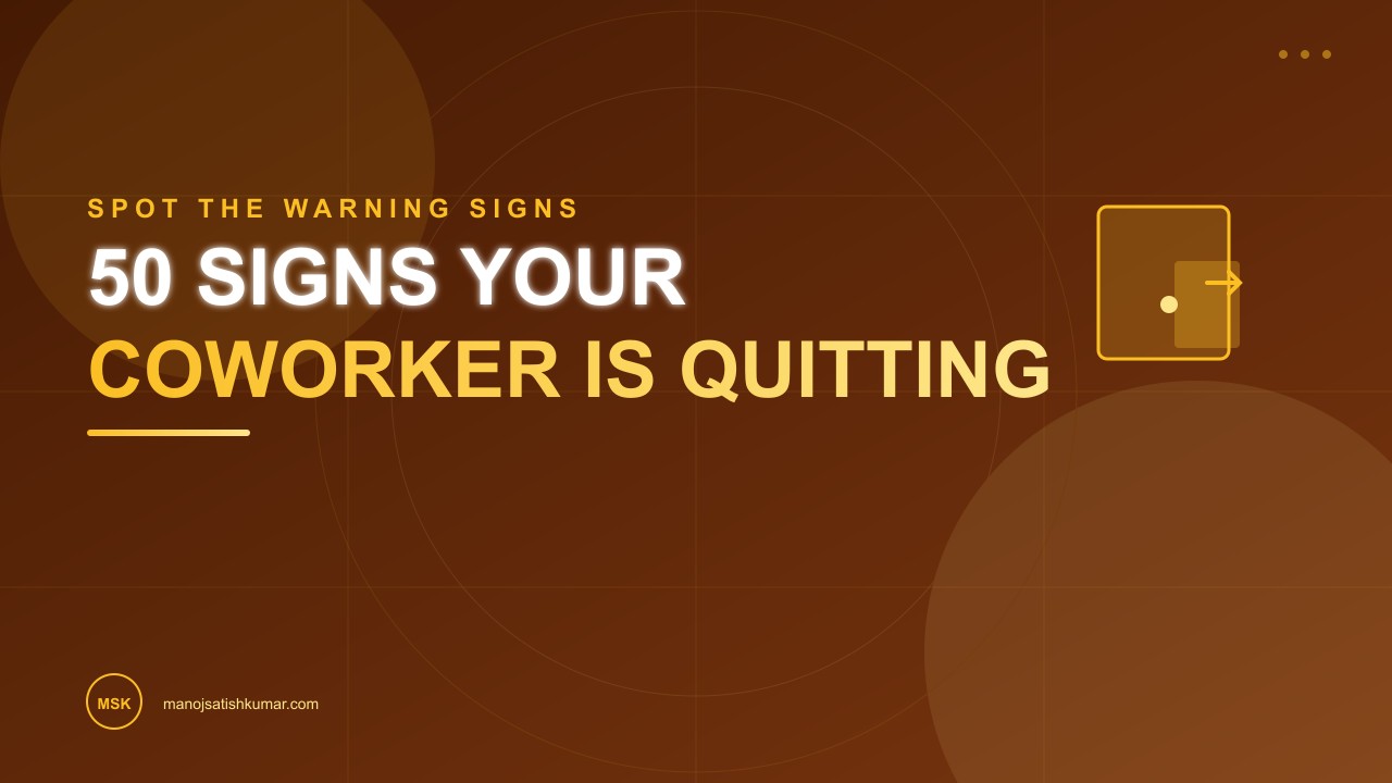 50 Signs Quitting